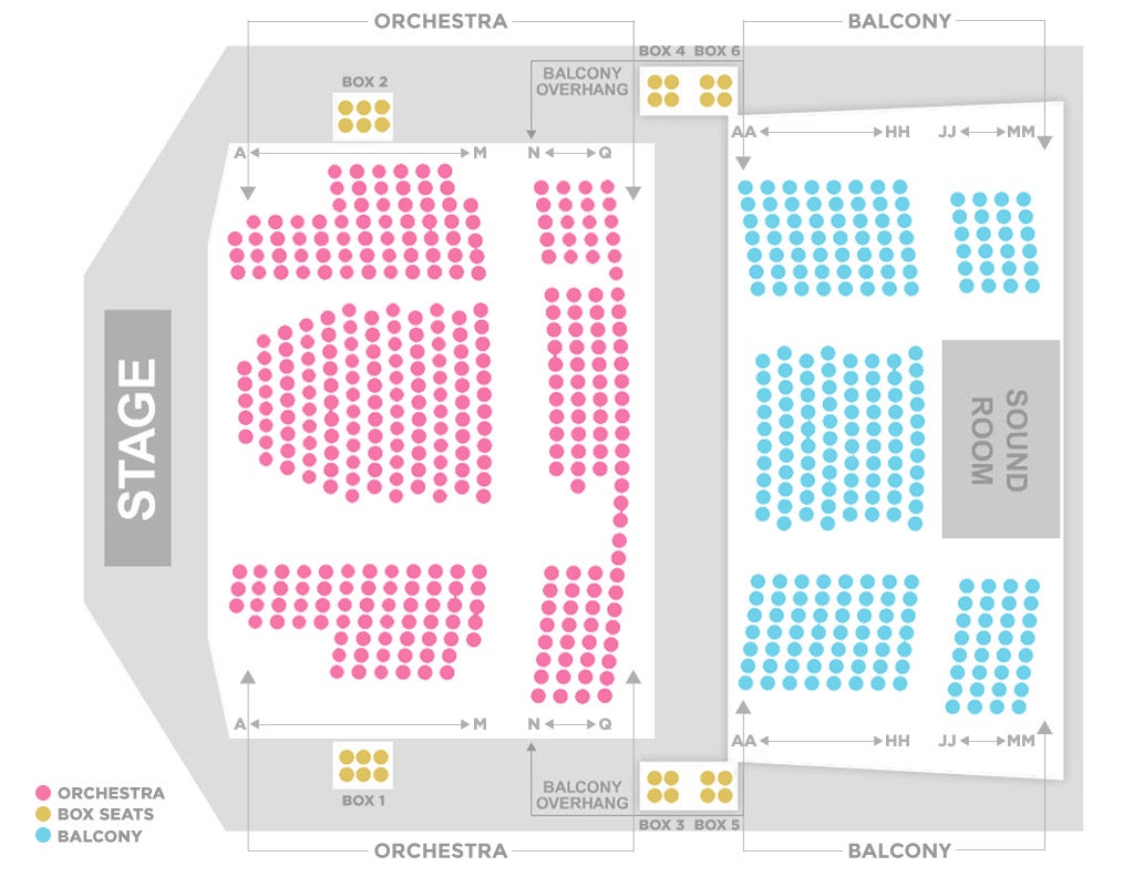 Kimball Theater Seating Chart