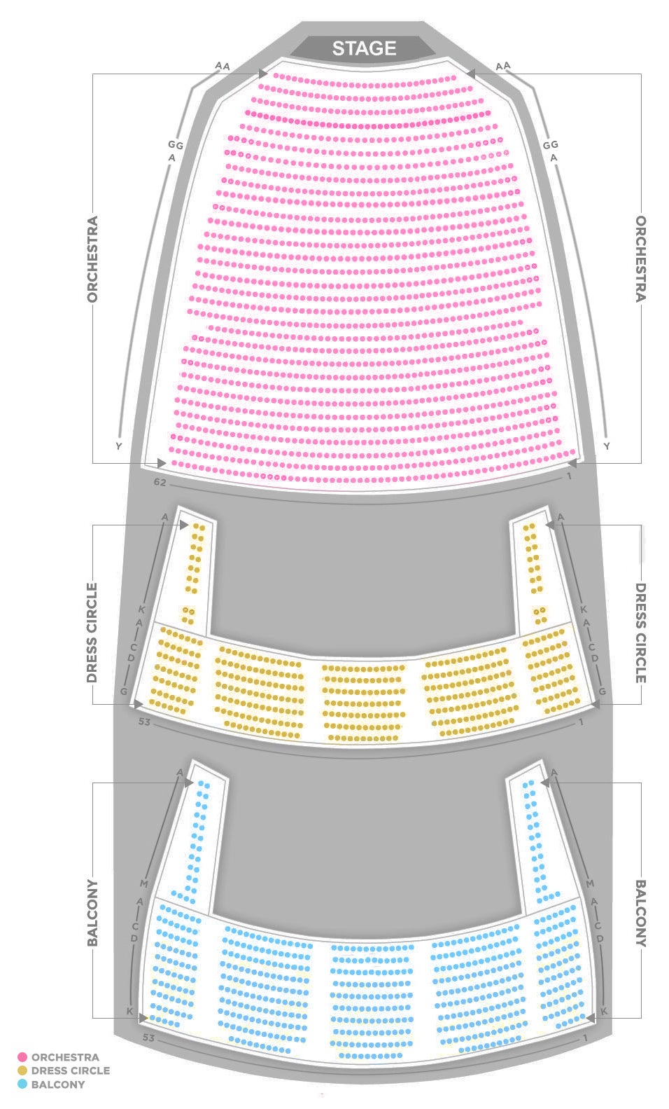 Orchestra Hall Seating Chart