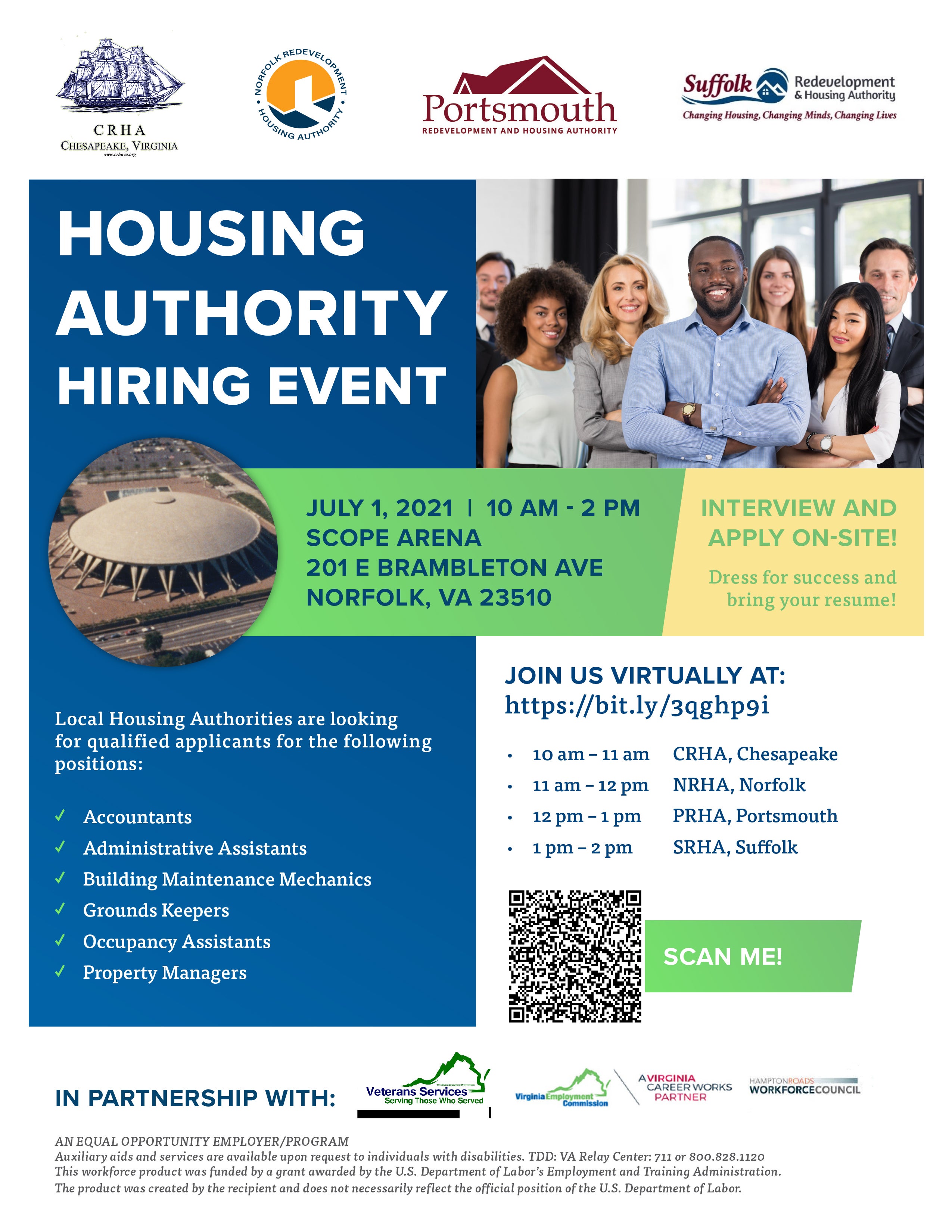 Housing Authority Hiring Event SevenVenues