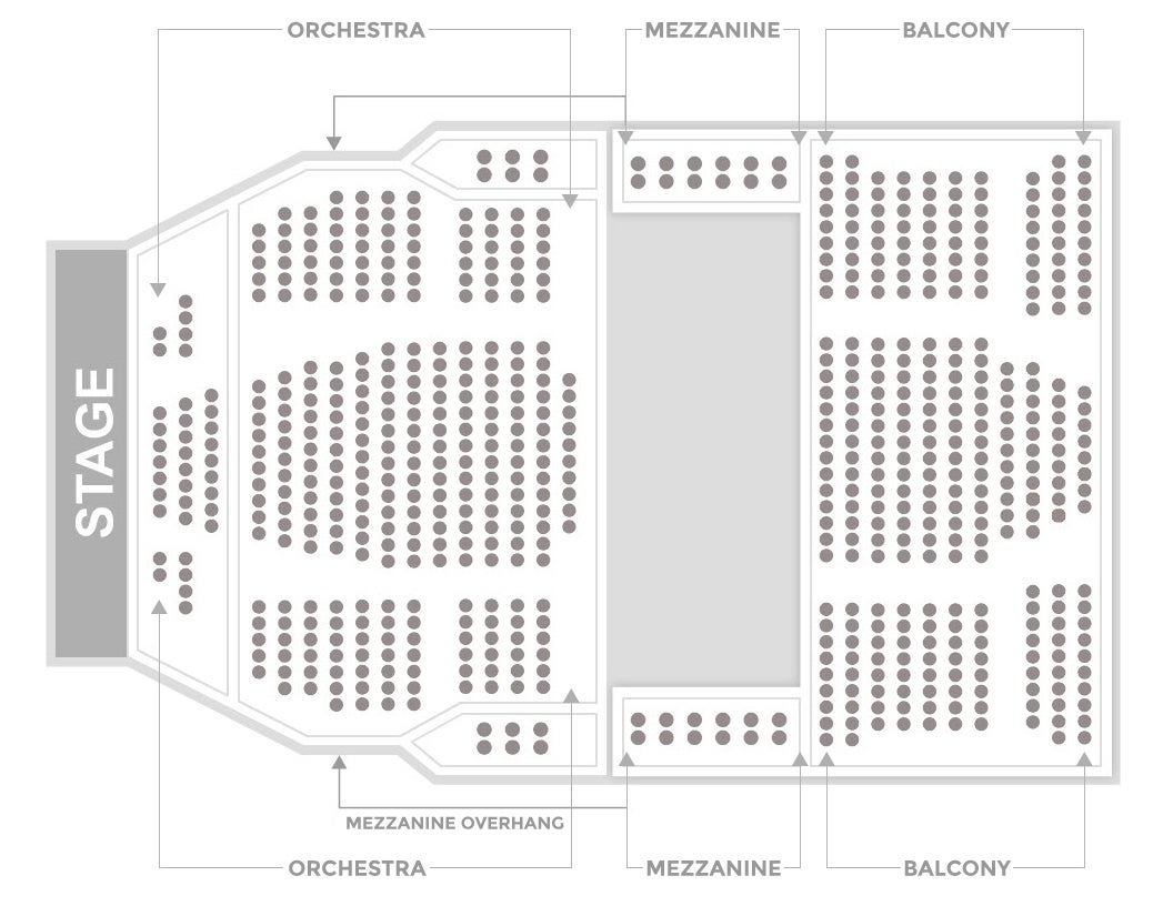 Seating Chrysler Chart Hall Wells Theater Charts Theatre Opera Harrison Sco...
