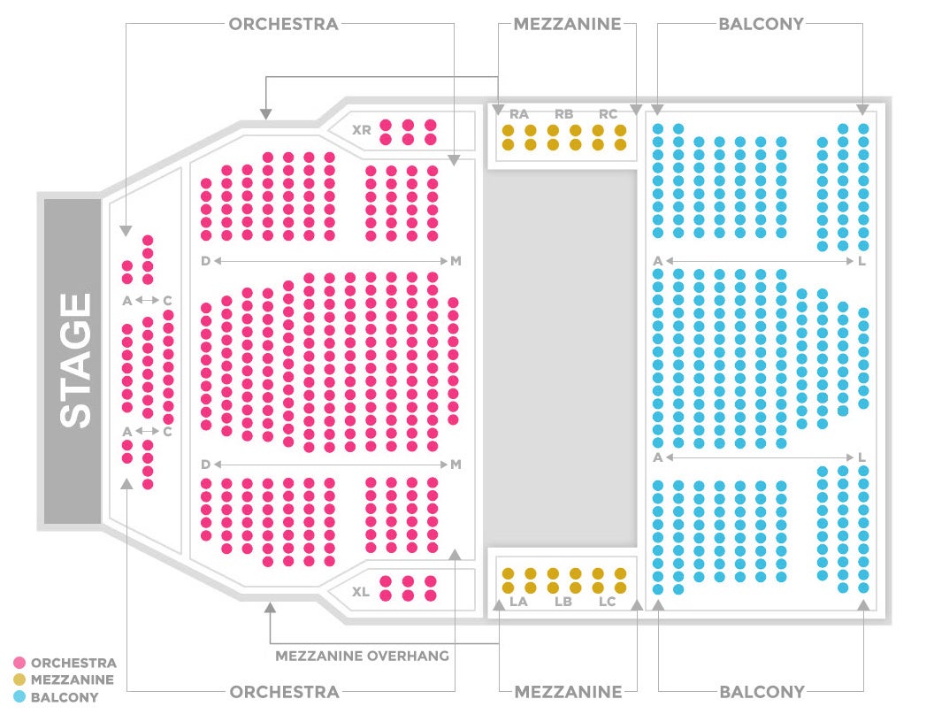 Whitney Hall Seating Chart